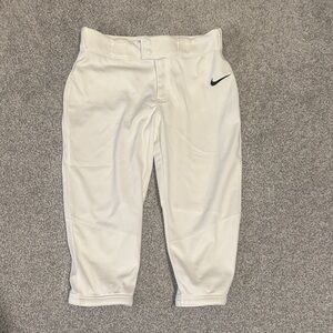 Nike Kids White Athletic Pants